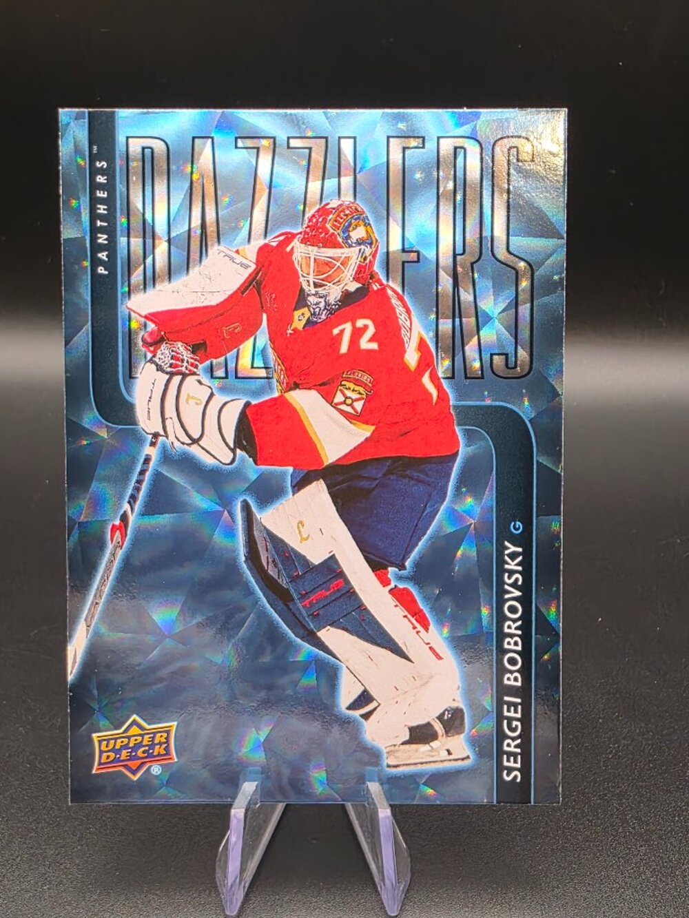 2025-26 Upper Deck Series 2 Dazzlers Blue Sergei Bobrovsky #DZ-80 Panthers